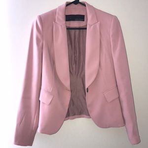 Zara Basic Blush Blazer